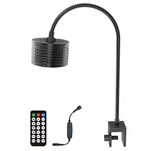 Lominie LED Luce dell'acquario, Nano Asta 20 Full Spectrum WiFi & Remote Control Fish Tank Lamp 4...