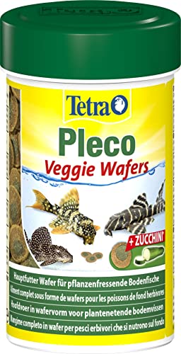 Tetra Pleco Veggie Wafers 100 ml - Mangime completo in wafer per un'alimentazione ottimale dei pesci...