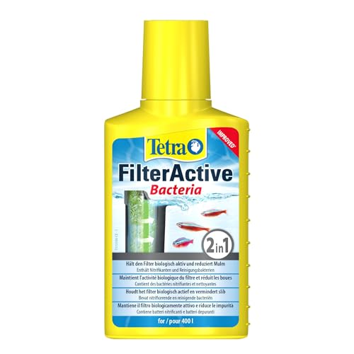 Tetra FilterActive 250 ml Contiene Batteri Vivi che Attivano il Filtro e che Riducono l'Accumulo di...