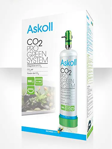 Askoll CO2 Pro Green System Impianto a CO2 Acquario Made In Italy Bombola Co2 500gram Usa&Getta...