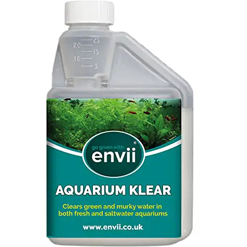 envii Aquarium Klear - Batterico Trattamento Acquario per l'acqua Verde Tratta 4.000 L