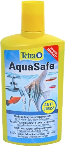 Tetra AquaSafe, Rende l'Acqua del Rubinetto Sicura, Neutralizza le Sostanze Dannose per i Pesci -...