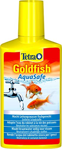 Tetra Goldfish AquaSafe 250 ml, Rende l'Acqua del Rubinetto Sicura per i Pesci
