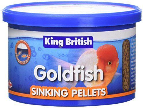 King British - Pellet affondante per pesci rossi, 140 g