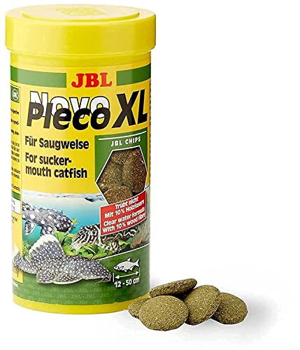 JBL NovoPleco XL 30341 - Alimento completo per pesce gatto grande aspirazione, compresse, 250 ml