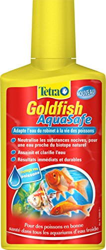 Tetra Goldfish AquaSafe – Biocondizionatore per Acqua per Pesci Rossi – 100 ml