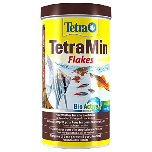 TetraMin Flakes - Mangime per pesci sotto forma di mix di fiocchi con nutrienti efficaci e di alta...