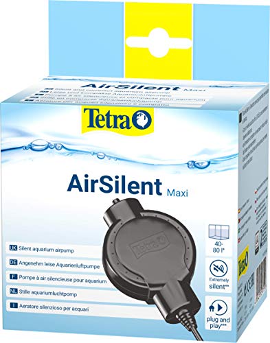 Tetra AirSilent Maxi - Aeratore per acquari Silenzioso e Compatto, Set Completo Dotato di Pietra...