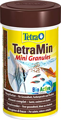 TetraMin Mini Granules Mangime per Pesci sotto Forma di Mini Granuli Fini per Pesci Ornamentali...