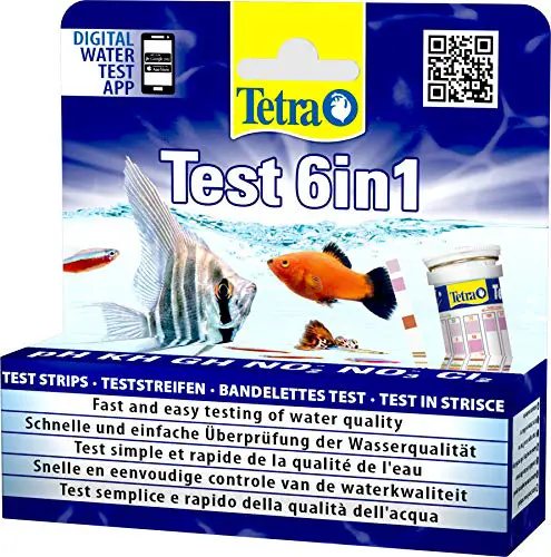 Tetra Test 6in1, Test dell'Acqua per l'Acquario, Controllo Facile e Veloce della Qualità...